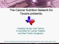 The Cancer Nutrition Network for Texans presents: PowerPoint PPT Presentation