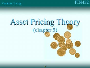 Asset Pricing Theory
