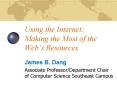 Using the Internet: Making the Most of the Web PowerPoint PPT Presentation