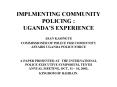 IMPLMENTING COMMUNITY POLICING :  UGANDA PowerPoint PPT Presentation