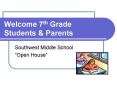 Welcome 7th Grade Students PowerPoint PPT Presentation