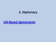 3. Diplomacy