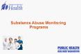 Substance Abuse Monitoring PowerPoint PPT Presentation