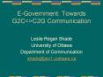 E-Government: Towards G2C<>C2G Communication PowerPoint PPT Presentation