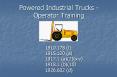 Powered Industrial Trucks - Operator Training PowerPoint PPT Presentation