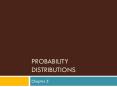 probability distributions PowerPoint PPT Presentation
