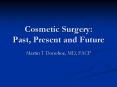 Cosmetic Surgery: Past, Present and Future PowerPoint PPT Presentation