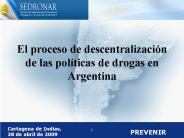 El proceso de descentralizaci