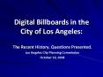 Digital Billboards in the City of Los Angeles: PowerPoint PPT Presentation