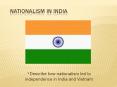 Nationalism in India PowerPoint PPT Presentation