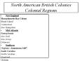 North American British Colonies Colonial Regions PowerPoint PPT Presentation