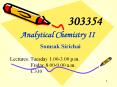 Analytical Chemistry II PowerPoint PPT Presentation