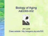 Biology of Aging A