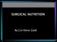 SURGICAL NUTRITION PowerPoint PPT Presentation
