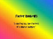 Factor Rainbows