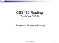 CSS432 Routing Textbook Ch3.3 PowerPoint PPT Presentation
