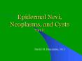 Epidermal Nevi, Neoplasms, and Cysts Part II PowerPoint PPT Presentation
