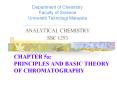 CHAPTER 5a: PRINCIPLES AND BASIC THEORY OF CHROMATOGRAPHY PowerPoint PPT Presentation