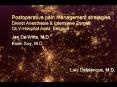 Postoperative pain management strategies Dienst Anesthesie PowerPoint PPT Presentation