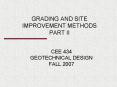 CEE 434 GEOTECHNICAL DESIGN FALL 2007 PowerPoint PPT Presentation