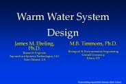 Warm Water System Design