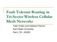 Fault Tolerant Routing in Tri-Sector Wireless Cellular Mesh Networks PowerPoint PPT Presentation