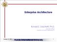 Enterprise Architecture PowerPoint PPT Presentation