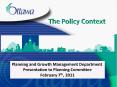 The Policy Context PowerPoint PPT Presentation