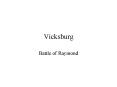 Vicksburg PowerPoint PPT Presentation