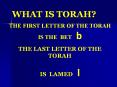 WHAT IS TORAH? PowerPoint PPT Presentation
