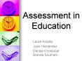Assessment in Education PowerPoint PPT Presentation