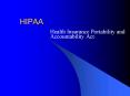 HIPAA PowerPoint PPT Presentation