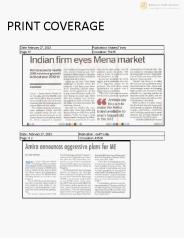 Amira Foods PRINT COVERAGE
