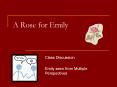 A Rose for Emily PowerPoint PPT Presentation