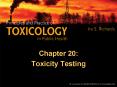 Toxicity Testing PowerPoint PPT Presentation