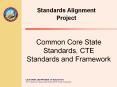 Common Core State Standards, CTE Standards and Framework PowerPoint PPT Presentation