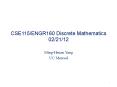 CSE115/ENGR160 Discrete Mathematics 02/21/12 PowerPoint PPT Presentation