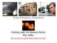 Home Emergency Preparation
