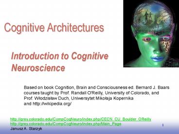 Introduction to Cognitive Neuroscience