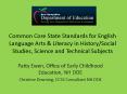 Common Core State Standards for English Language Arts PowerPoint PPT Presentation