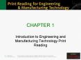 Introduction to Engineering and Manufacturing Technology Print Reading PowerPoint PPT Presentation