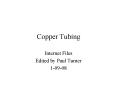 Copper Tubing PowerPoint PPT Presentation