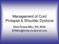 Management of Cord Prolapse PowerPoint PPT Presentation