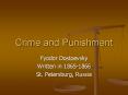 Crime and Punishment PowerPoint PPT Presentation
