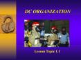 DC ORGANIZATION PowerPoint PPT Presentation