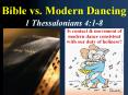 Bible vs. Modern Dancing PowerPoint PPT Presentation