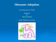 Dinosaur Adoption