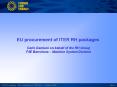 EU procurement of ITER RH packages PowerPoint PPT Presentation
