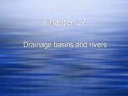Drainage basins and rivers