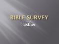 Bible Survey PowerPoint PPT Presentation